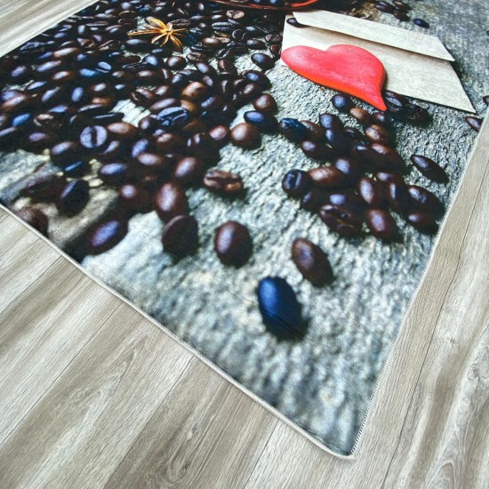 Gray Rebel Cappuccino Kitchen Carpet