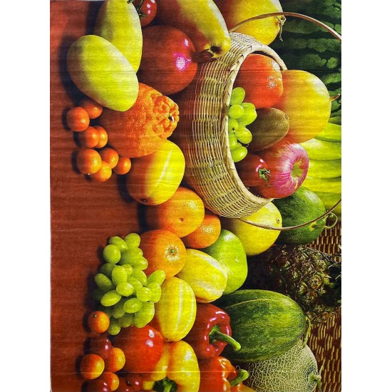 Kitchen rugs mixed fruits