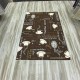 Brown espresso latte kitchen rugs