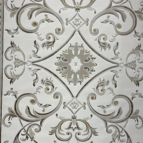 Turkish Safir Rug SRC28A cream beige Size 100x200