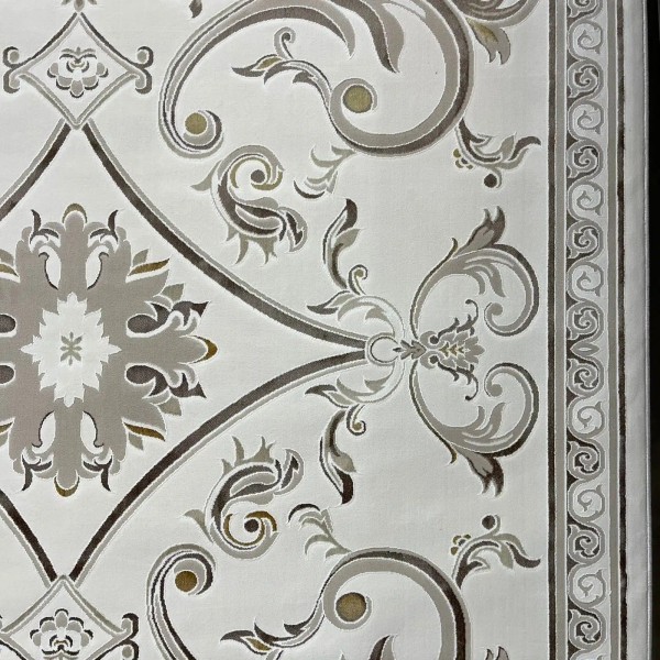 Turkish Safir Rug SRC28A cream beige Size 100x200
