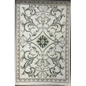 سجاد سفير تركي SRC28A كريم اخضر مقاس 200*300