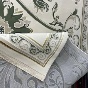سجاد سفير تركي SRC28A كريم اخضر مقاس 200*300