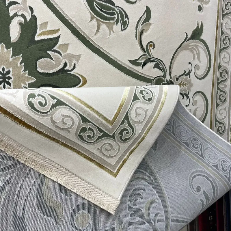 سجاد سفير تركي SRC28A كريم اخضر مقاس 200*300