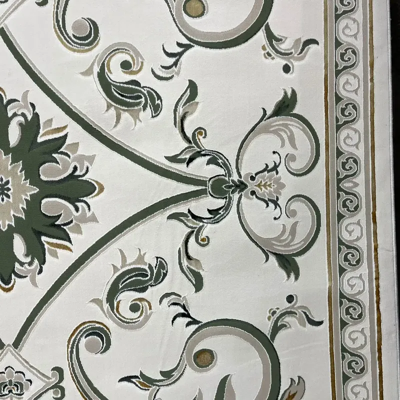سجاد سفير تركي SRC28A كريم اخضر مقاس 200*300