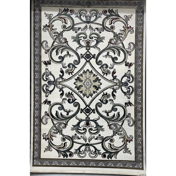 Turkish Safir Rug SRC28A cream multi Size 80*150