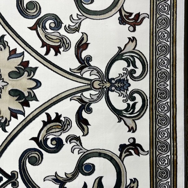 Turkish Safir Rug SRC28A cream multi Size 80*150