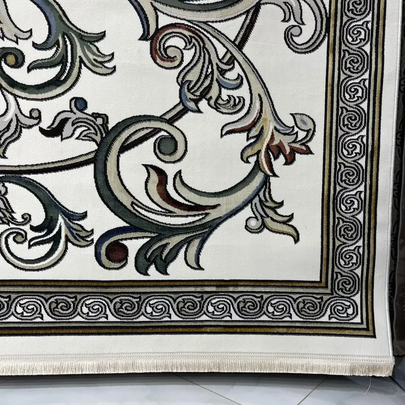 سجاد سفير تركي SRC28A كريم مولتي مقاس 50*80 - سجاد فرنسي شرقي