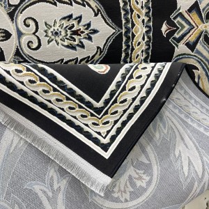 Turkish Safir Rug SRC03A Black Multi-Size 250*350
