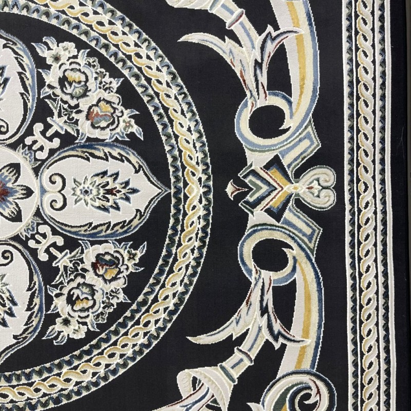 سجاد سفير تركي SRC03A اسود مولتي مقاس  300*400