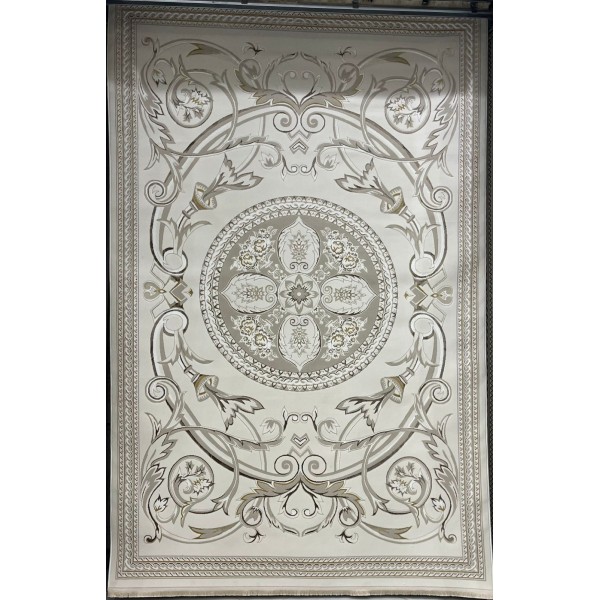 Turkish Safir Rug SRC03A cream beige-Size 80*150