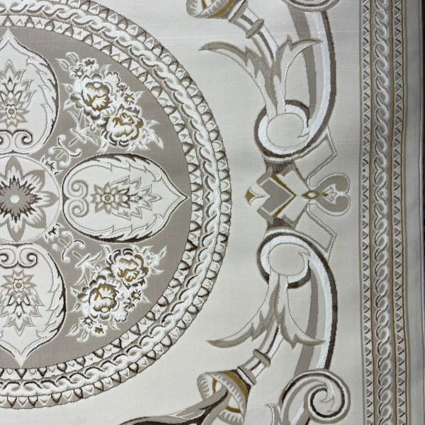 Turkish Safir Rug SRC03A cream beige-Size 80*150