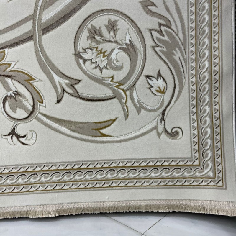 سجاد سفير تركي SRC03A كريم بيج مقاس 100*200