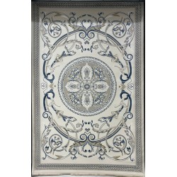 سجاد سفير تركي SRC03A كريم سماوي مقاس  300*400