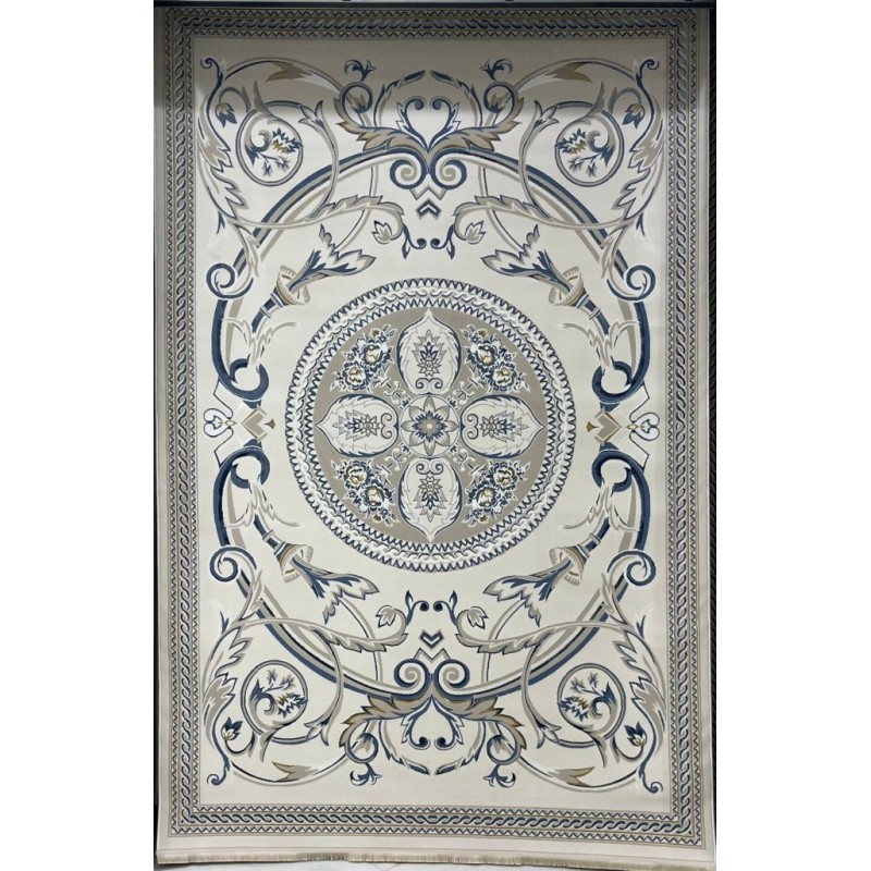سجاد سفير تركي SRC03A كريم سماوي مقاس  300*400