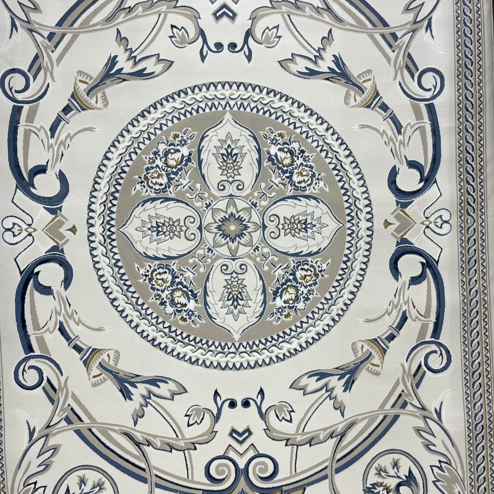 سجاد سفير تركي SRC03A كريم سماوي مقاس  300*400