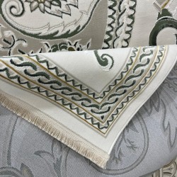 سجاد سفير تركي SRC03A كريم اخضر مقاس 50*80