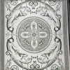 Turkish Safir Rug SRC03A cream green-Size 80*150