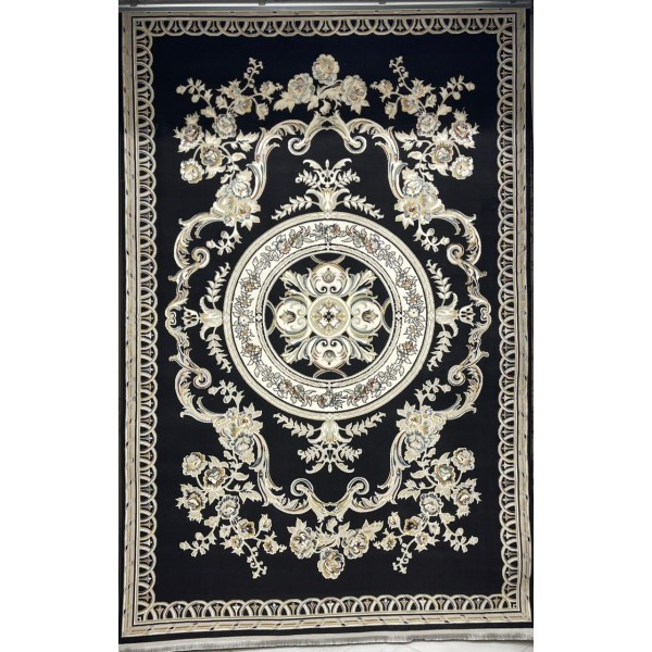 سجاد سفير تركي SRC04A اسود مولتي مقاس 100*300