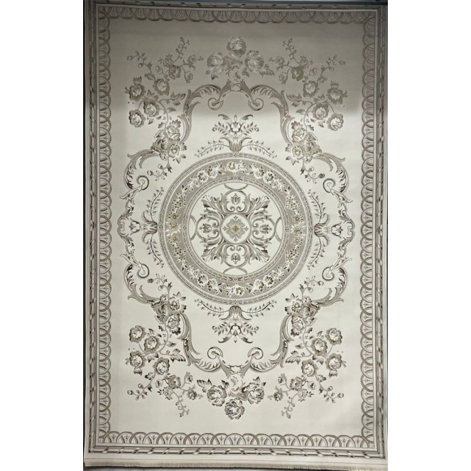 Turkish Safir Rug SRC04A cream beige-Size 150*220