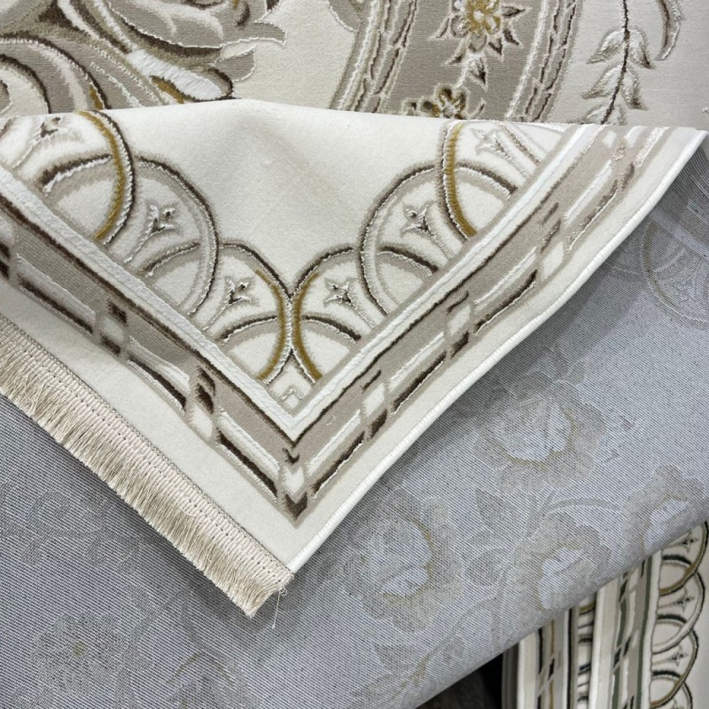 سجاد سفير تركي SRC04A كريم بيج مقاس  300*400