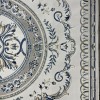 Turkish Safir Rug SRC04A cream blue-Size 100x300