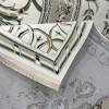 Turkish Safir Rug SRC04A cream green-Size 150*220
