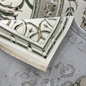 Turkish Safir Rug SRC04A cream green-Size 150*220