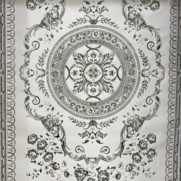 Turkish Safir Rug SRC04A cream green-Size 150*220