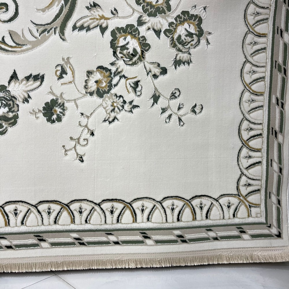سجاد سفير تركي SRC04A كريم اخضر مقاس 300*400 سجاد سفير تركي SRC04A كريم اخضر مقاس 300*400