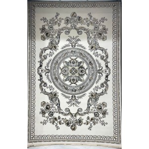 Turkish Safir Rug SRC04A cream multe-Size 100x200