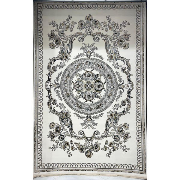 Turkish Safir Rug SRC04A cream multe-Size 100x200