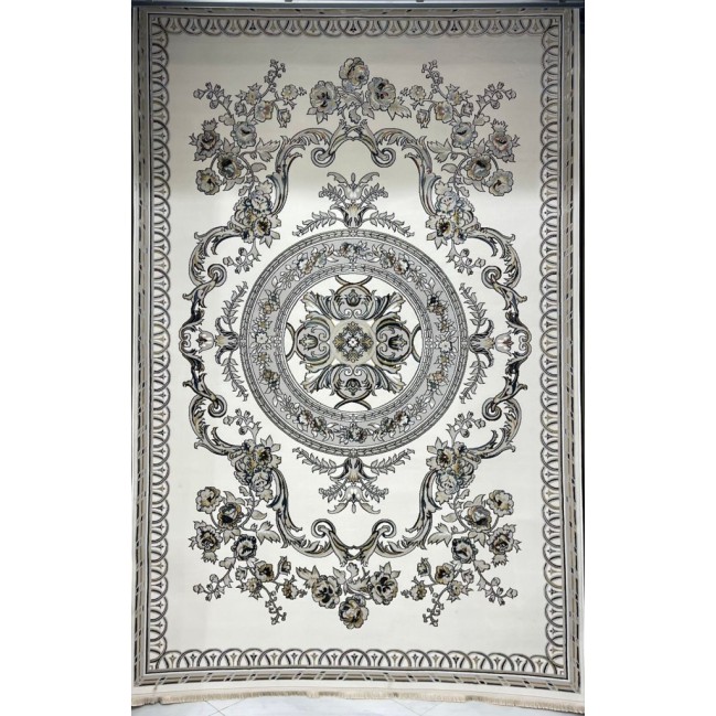 Turkish Safir Rug SRC04A cream multe-Size 100x300