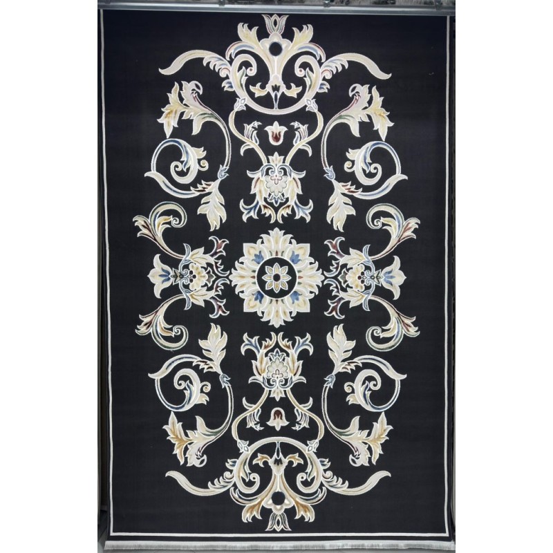 سجاد سفير تركي SRC05A اسود مولتي مقاس 50*80