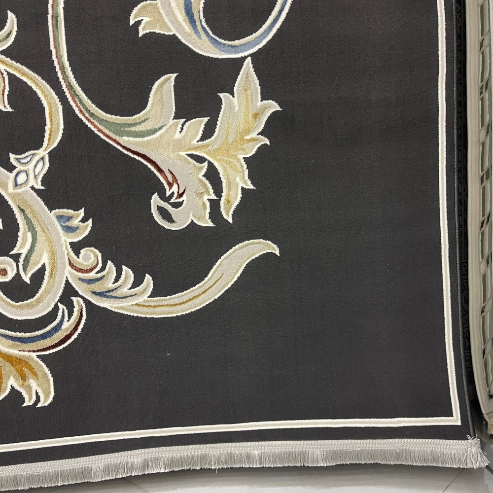 سجاد سفير تركي SRC05A اسود مولتي مقاس 50*80