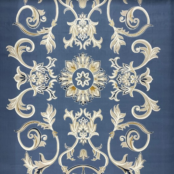 Turkish Safir Rug SRC05A blue-Size 80*150