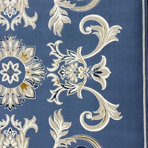 Turkish Safir Rug SRC05A blue-Size 80*150