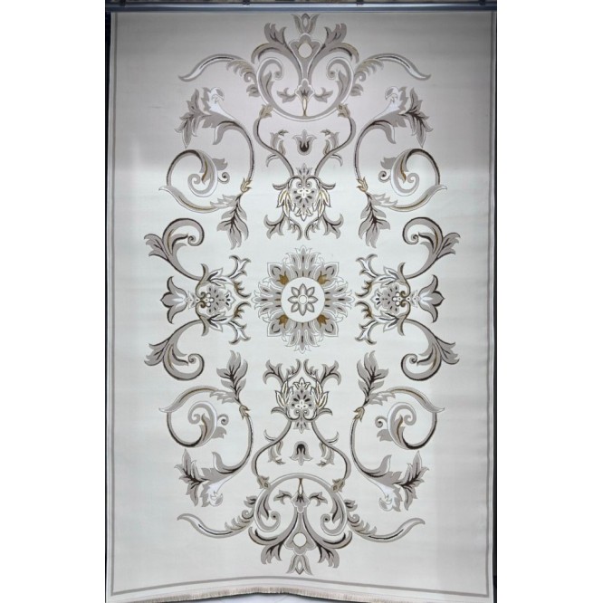 Turkish Safir Rug SRC05A cream beige-Size 150*220