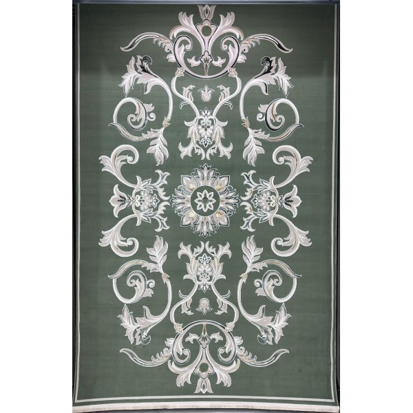 Turkish Safir Rug SRC05A green-Size 250*350