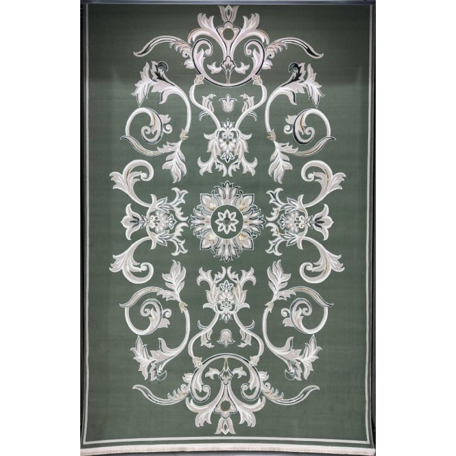 Turkish Safir Rug SRC05A green-Size 150*220