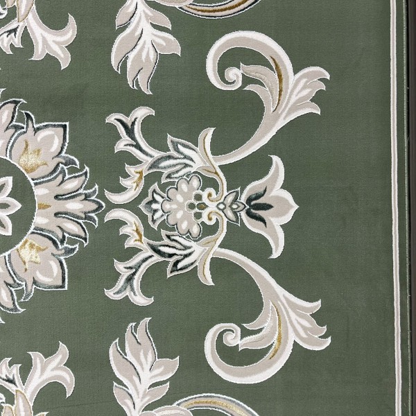 Turkish Safir Rug SRC05A green-Size 250*350
