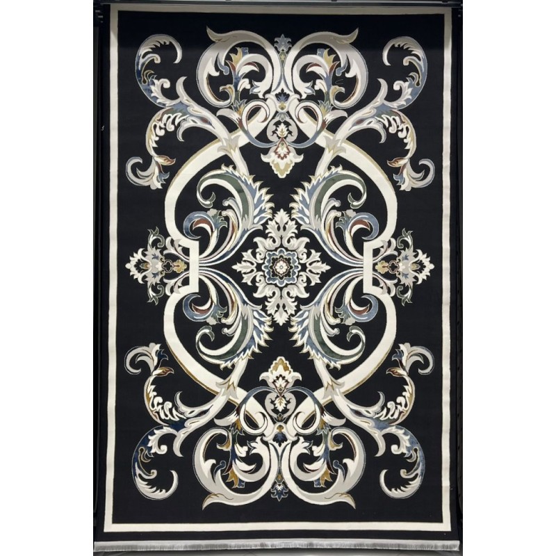 سجاد سفير تركي SRC06A اسود مولتي مقاس  300*400