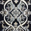 سجاد سفير تركي SRC06A اسود مولتي مقاس 150*220