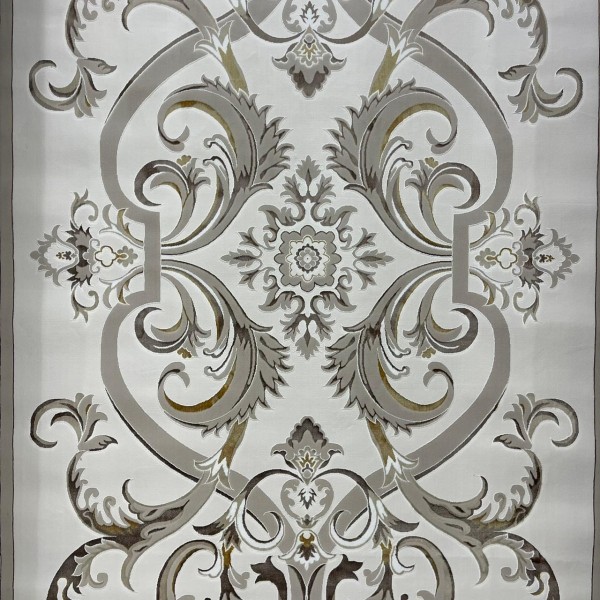 Turkish Safir Rug SRC06A cream beige-Size 100x300