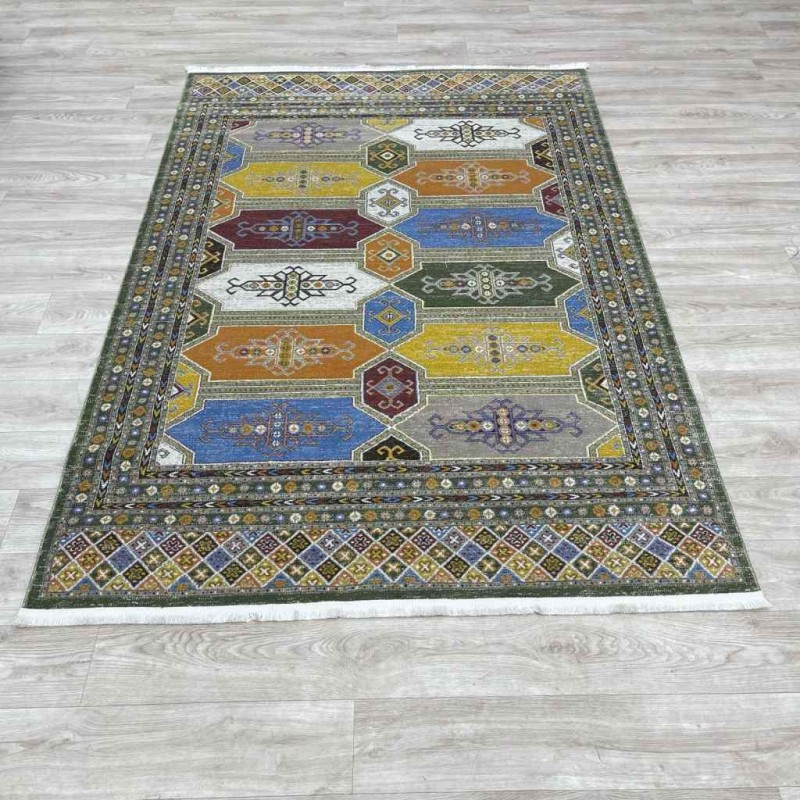 سجاد شرقي تركي 17373Y10 اخضر مقاس 80*150
