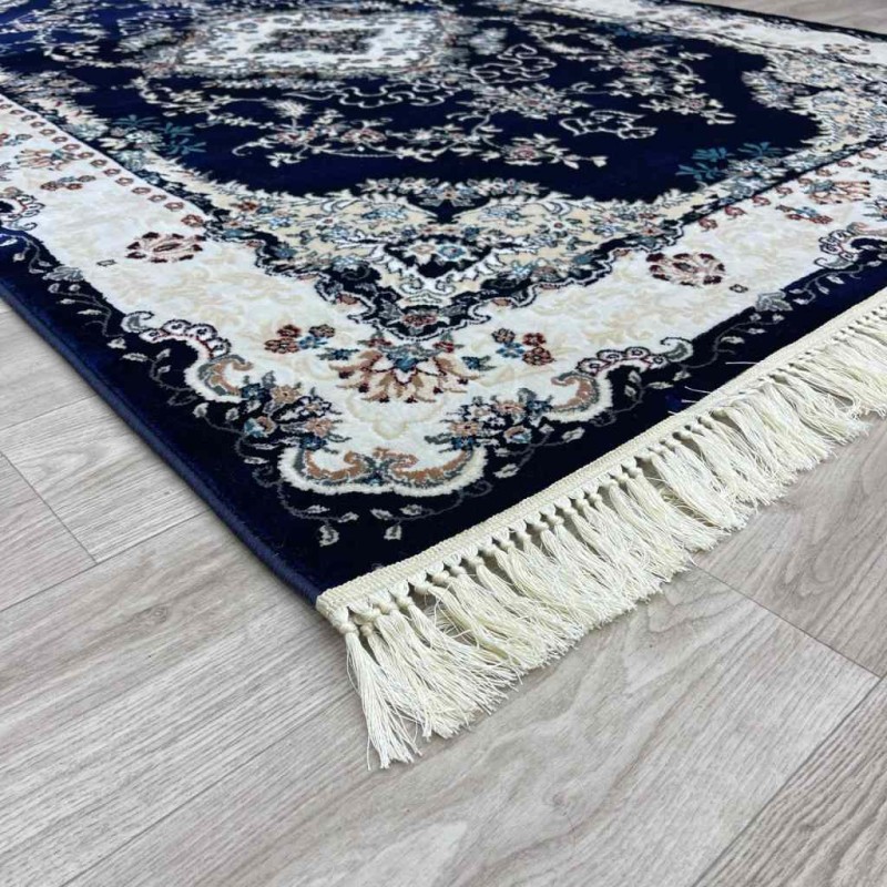 سجاد تركي سوبر اصفهان C709A لون كحلي مقاس 300*500