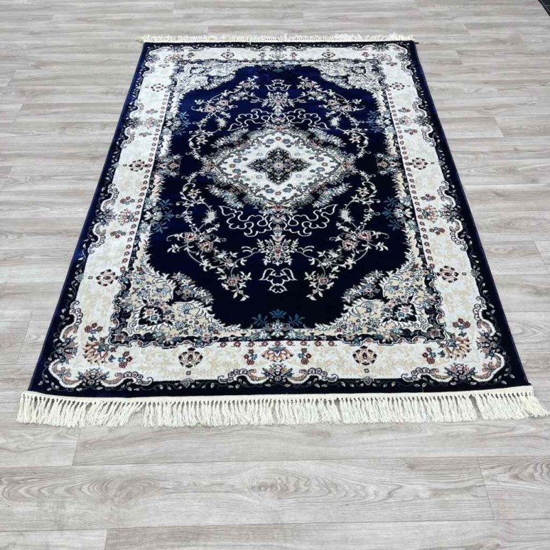سجاد تركي سوبر اصفهان C709A لون كحلي مقاس 300*500
