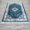 Turkish Super Isfahan Carpet C709A Blue Color Size 400*400