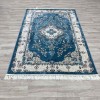 Turkish Super Isfahan Carpet C709A Blue Color Size 400*400