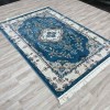 Turkish Super Isfahan Carpet C709A Blue Color Size 400*400